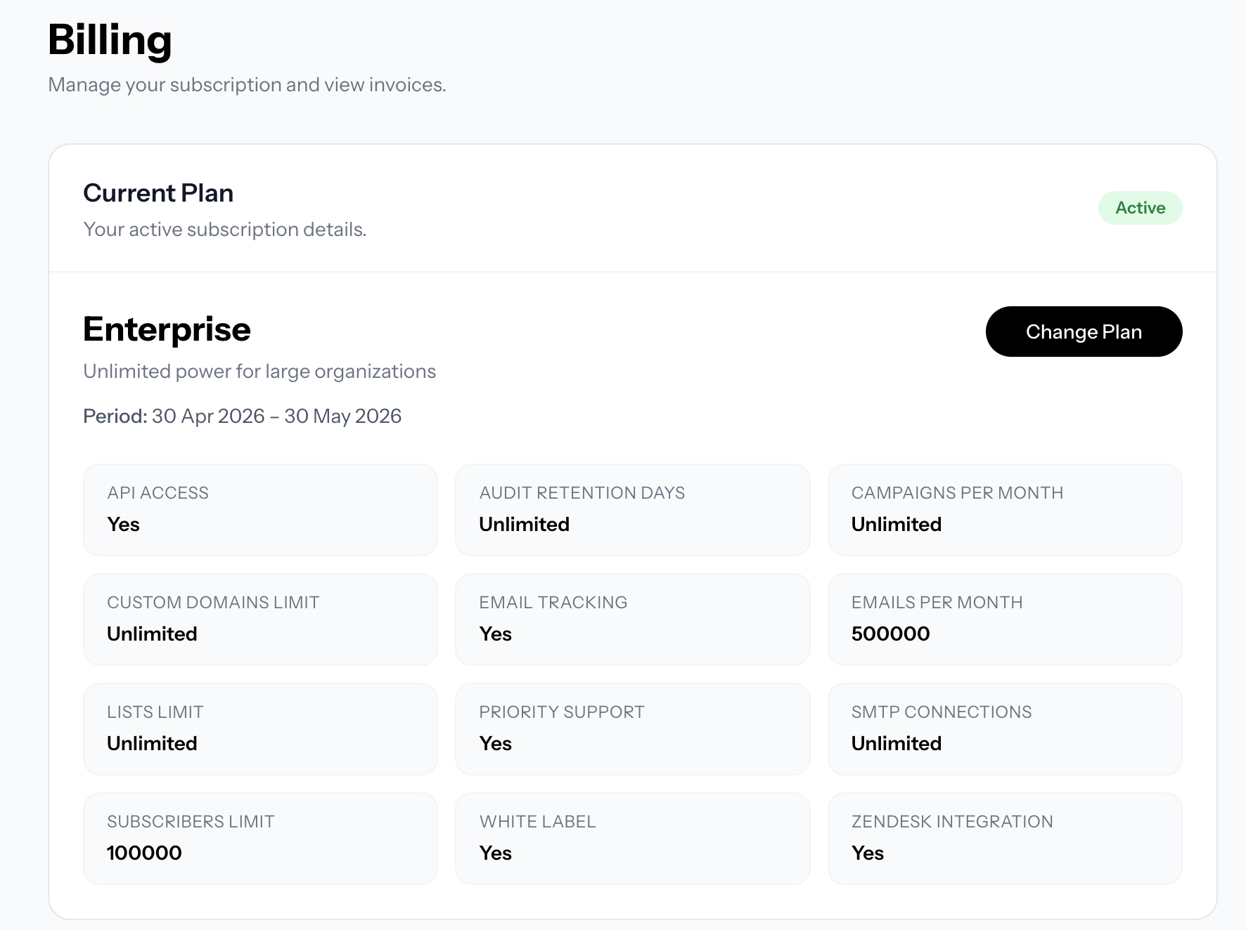 Mailer billing