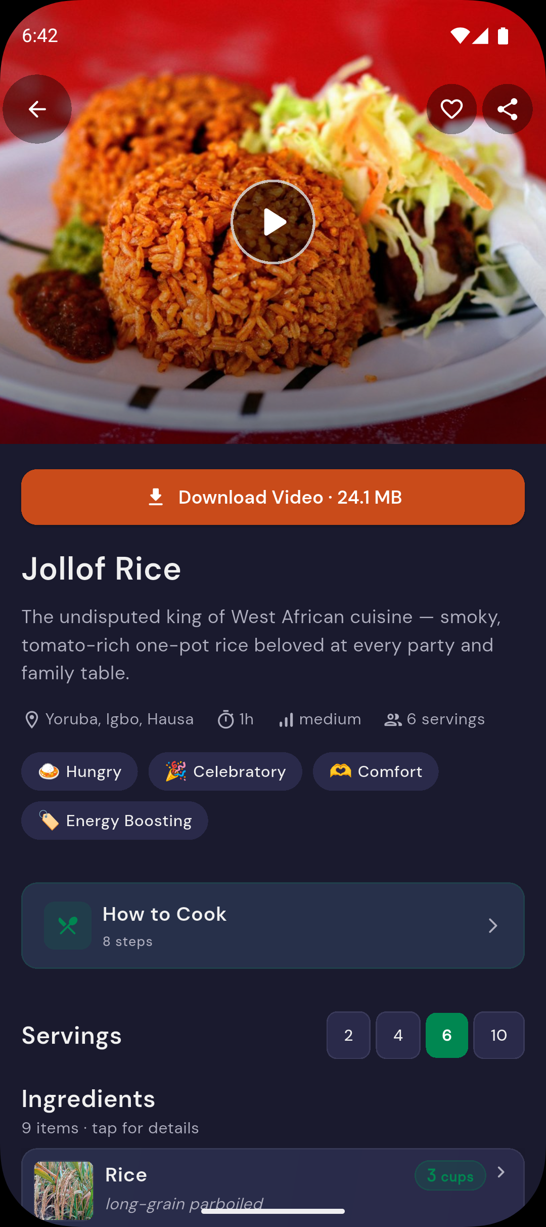 Ounje recipe details